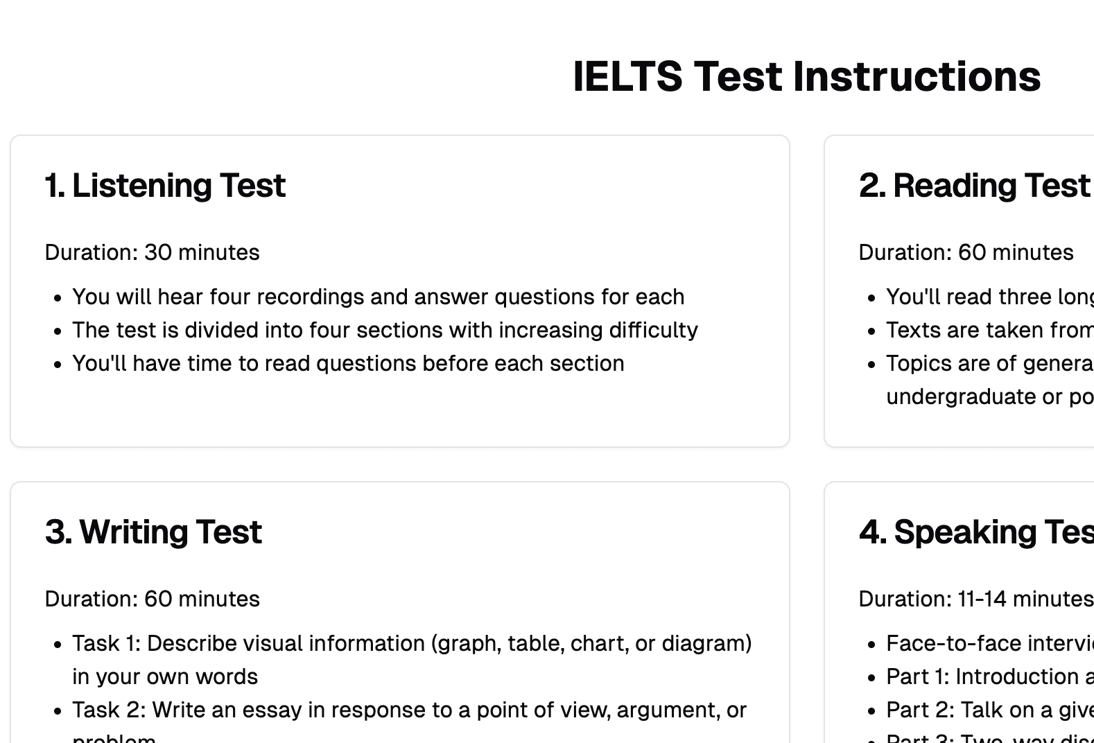 Practice Tests